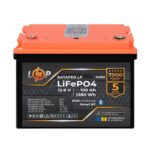 Акумулятор LogicPower LP LiFePO4 12.8V 100 Ah 1280Wh BMS 100A/50А пластик Smart BT - Зображення 3