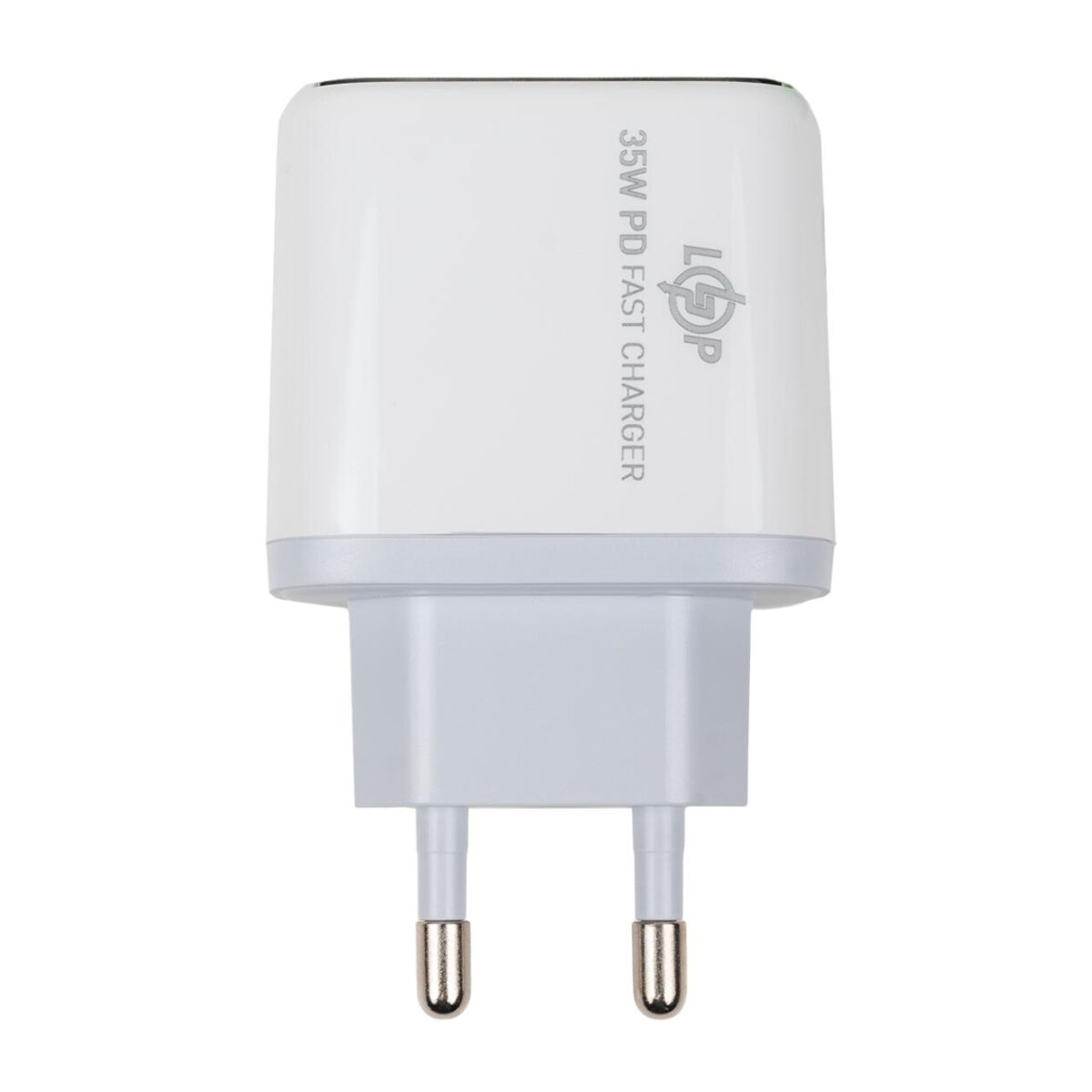 Зарядка для телефону LogicPower LP 35W (Type-C + Type-C) PD + кабель (Type C to Lightning) 35WCH - Зображення 2