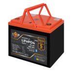 Акумулятор LogicPower LP LiFePO4 12.8V 64Ah 820Wh BMS 80A/64А пластик Smart BT - Зображення 5