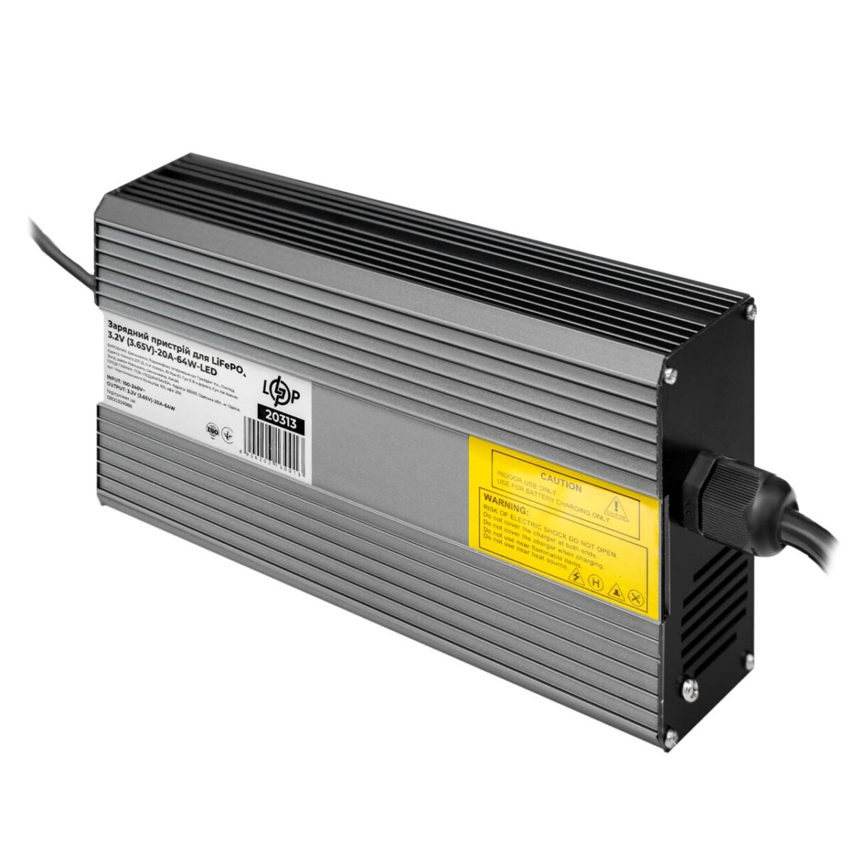 Зарядний пристрій для LiFePO4 комірок 3.2V (3.65V)-20A-64W-LED - Зображення 3