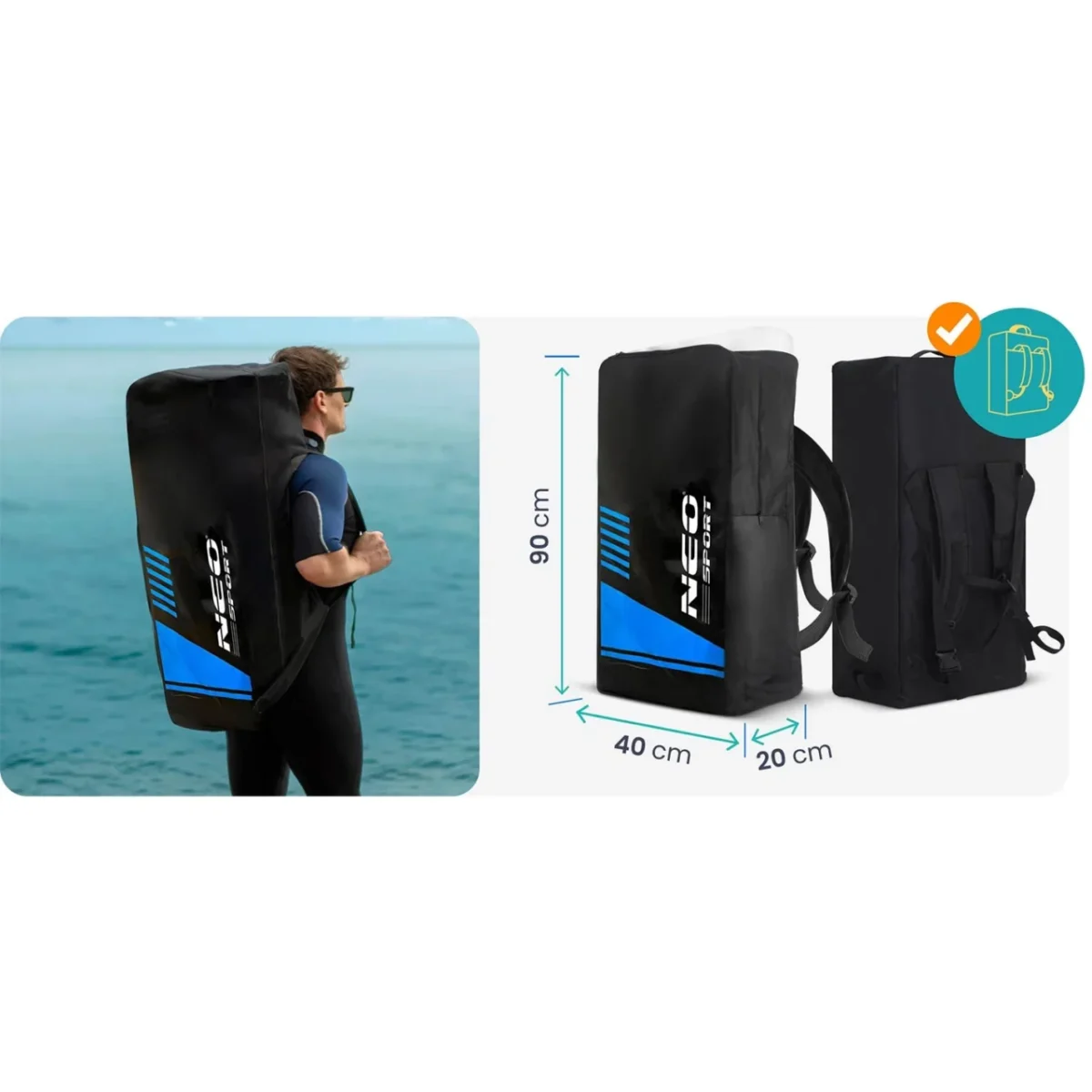 SUP дошка Neo-sport 170310 Reefbreak 11.6 350 см - Зображення 7