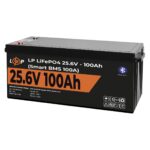 Акумулятор LogicPower LP LiFePO4 24V 25.6V 100 Ah 2560Wh Smart BMS 100А с BT пластик - Зображення 3