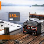 LiFePO4 акумулятор Humsienk акумуляторна батарея 12V 150Ah Bluetooth 110A BMS HS12V150AH110BT