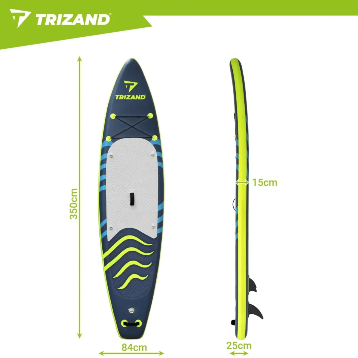 Cапборд SUP-дошка Trizand 27785 350см з веслом, насосом та аксесуарами