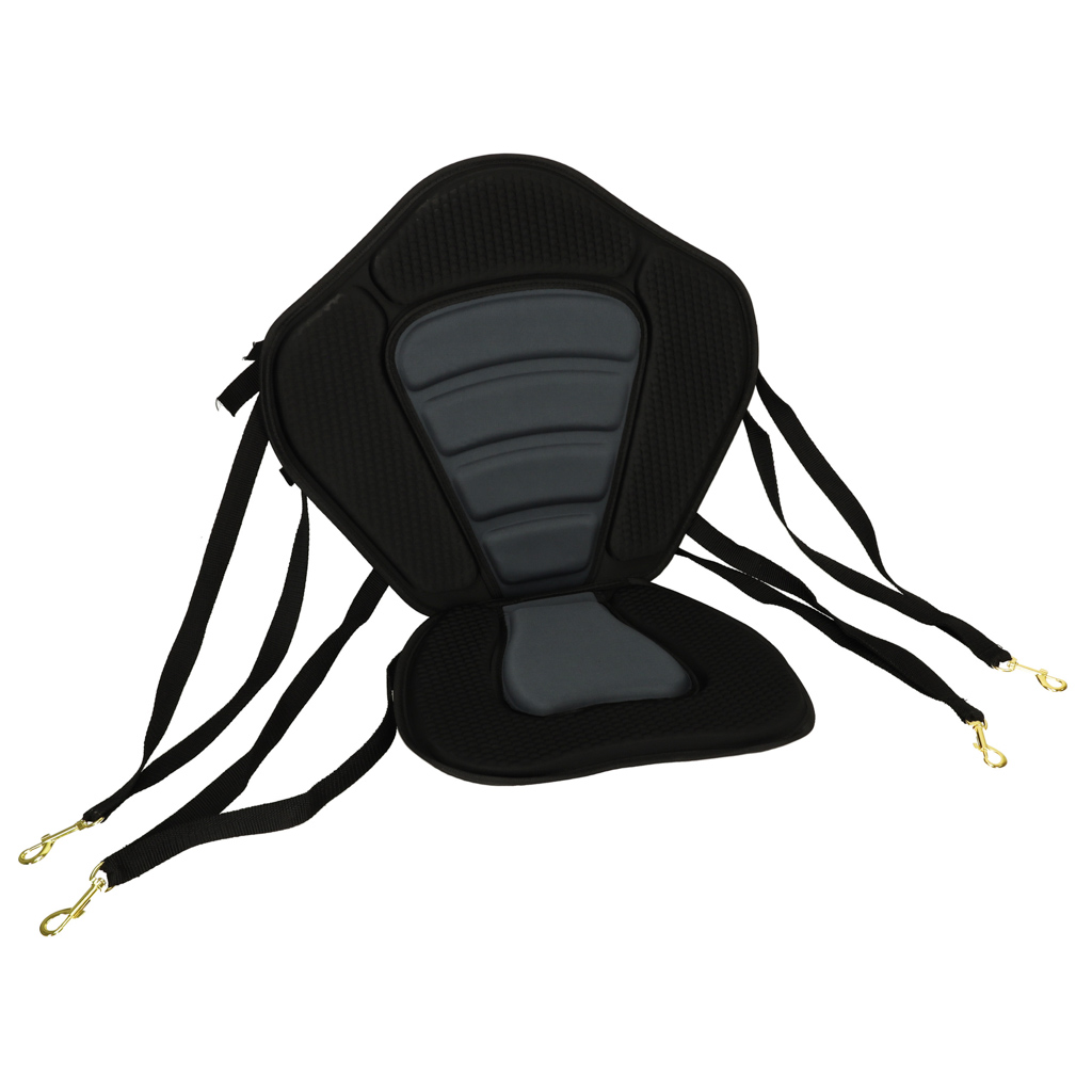 Seat-with-backrest-for-SUP-board-kayak-151259 Сидіння крісло для SUP дошки Rebel RBA4501 чорно-сіре