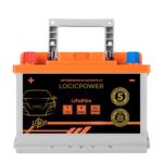 Автомобільний літієвий акумулятор LogicPower LP LiFePO4 12V - 64 Ah (+ зліва) BMS 1050А