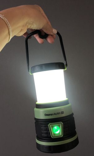 Кемпінговий світильник ліхтарик Delphin AURA photo review